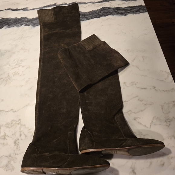 Isabel Marant Dark Brown Suede Boots - Picture 1 of 4